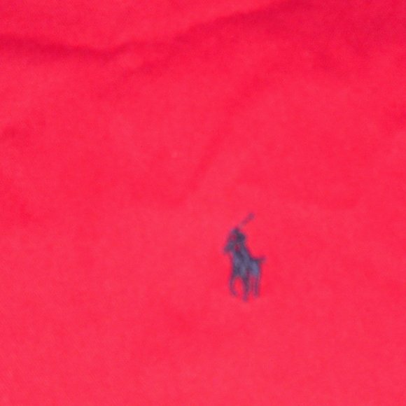 Ralph Lauren Polo $148 Mens sz. Large Poplin Style Cotton Zip Up Red Jacket New - Picture 2 of 7